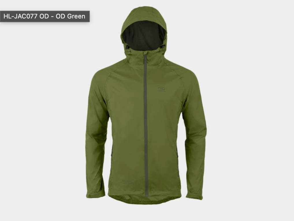 HIGHLANDER STOW & GO WATERPROOF JACKET