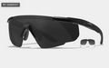 WILEY X SABER ADANCED MOD.317 WITH 2 LENS ( Smoke/Clear)