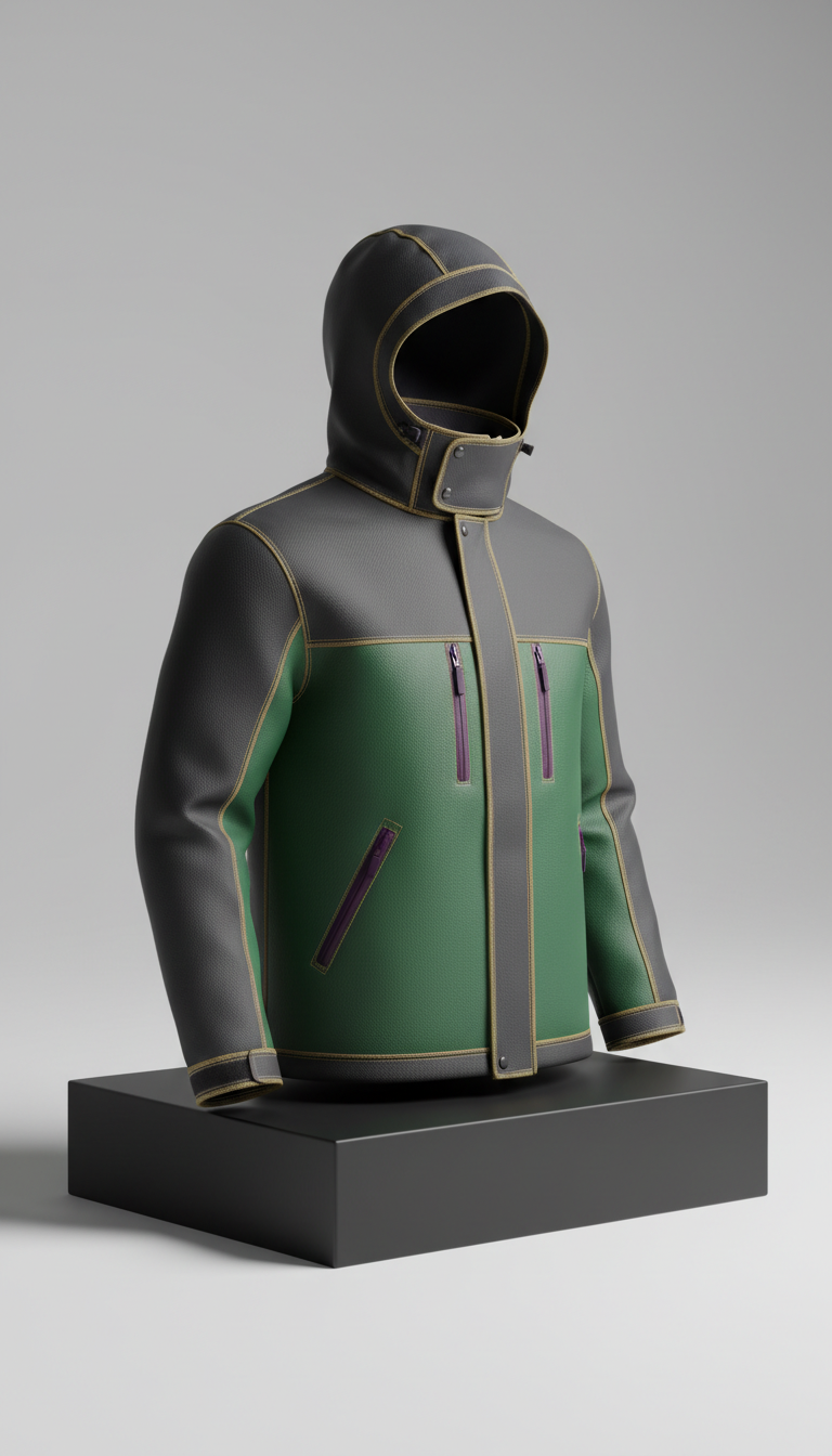 Giacca utility composito rinforzato